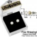 3mm Forever Gold Cubic Zirconia Stud Earrings In Asst Sizes 106432-E053 Gold